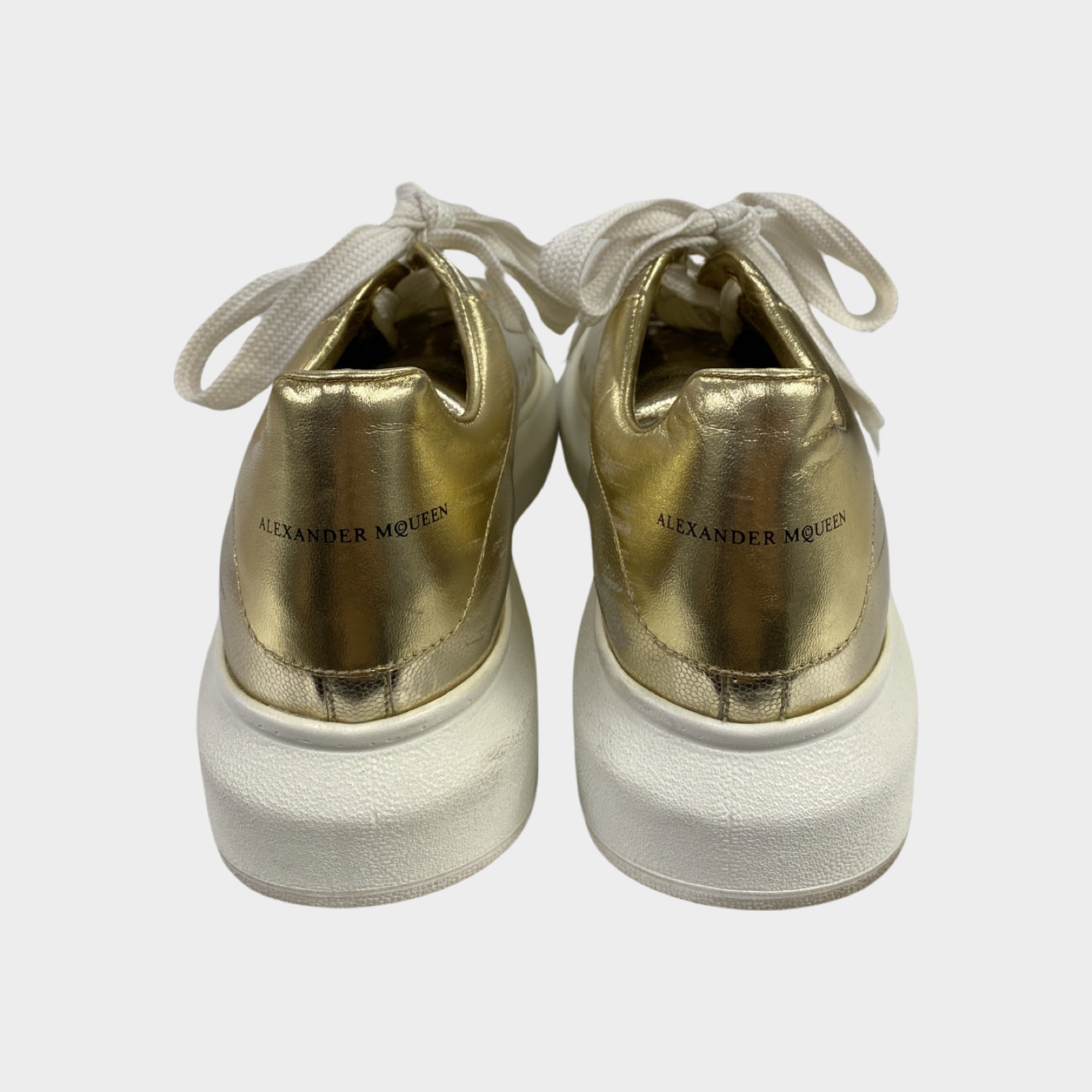 Alexander McQUEEN Women's Oversized Metallic Heel Detail Sneakers |  Bloomingdale's